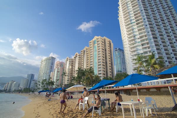 Icacos Beach featuring a coastal town, a city and a beach