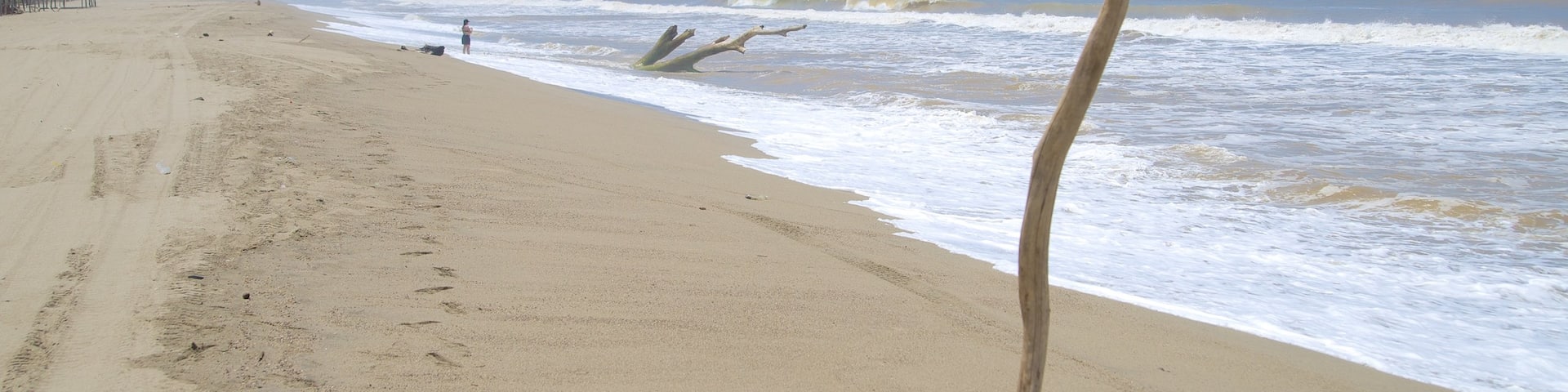 Playa de Barra Vieja showing a beach