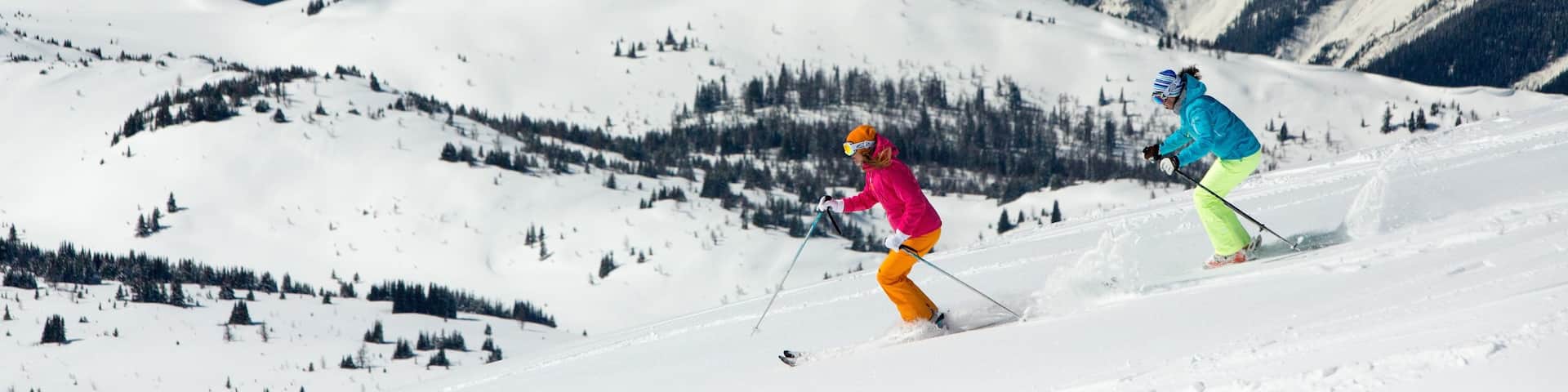 Sunshine Village featuring snow skiing, snow and mountains