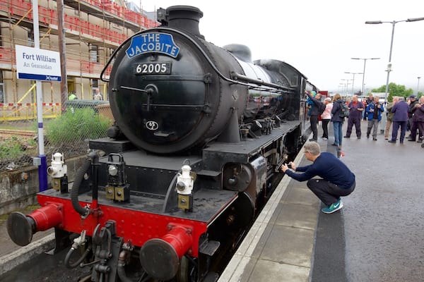 Fort William which includes railway items and heritage elements