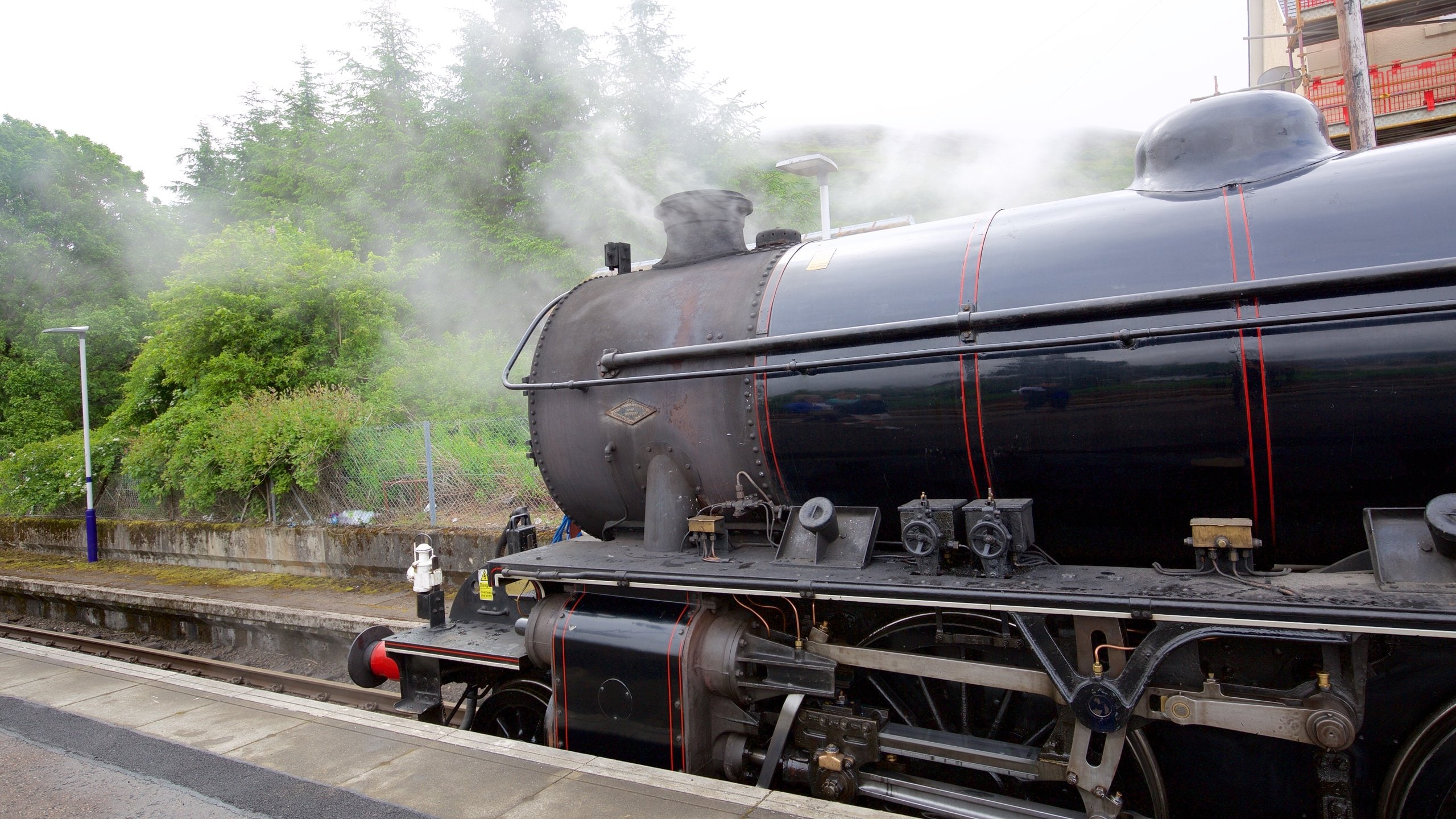 Fort William which includes heritage elements and railway items