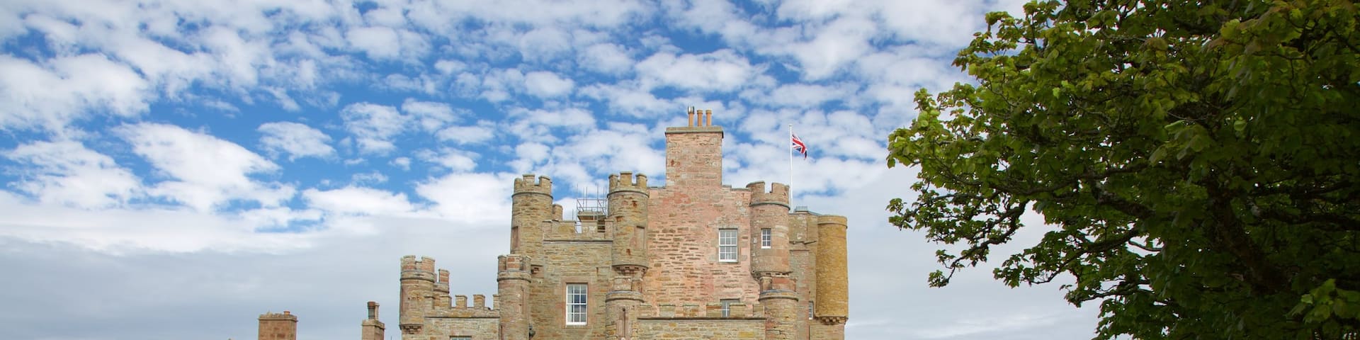 Castle of Mey showing heritage elements, heritage architecture and a castle