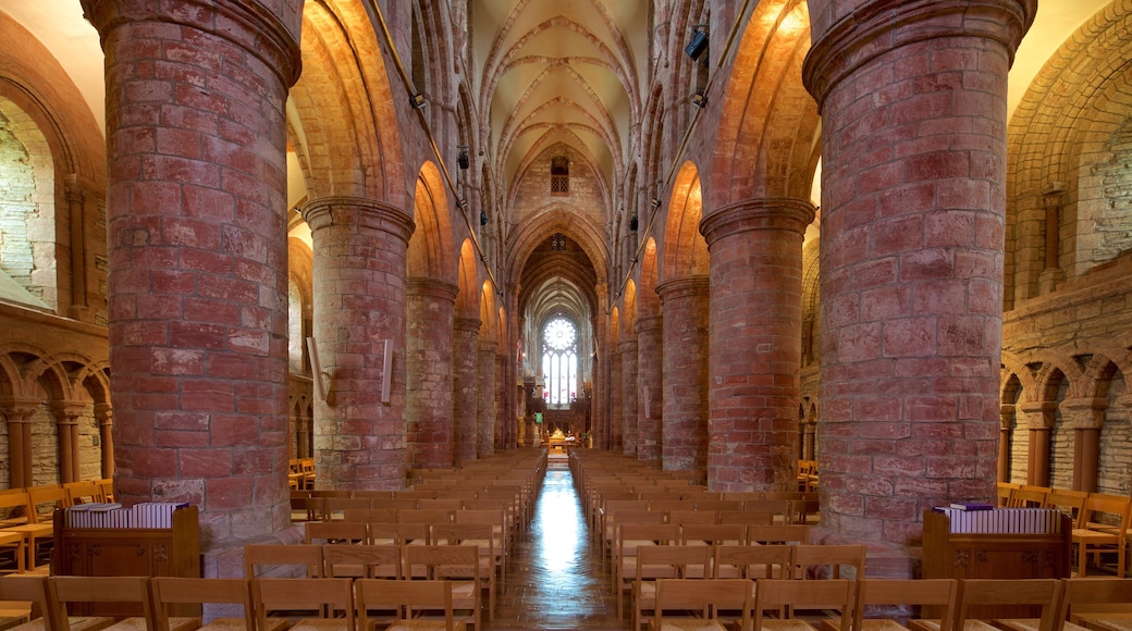 St. Magnus Cathedral som omfatter en kirke eller en katedral, kulturarvsgenstande og interiør