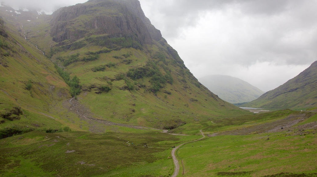 Glencoe which includes mountains and tranquil scenes