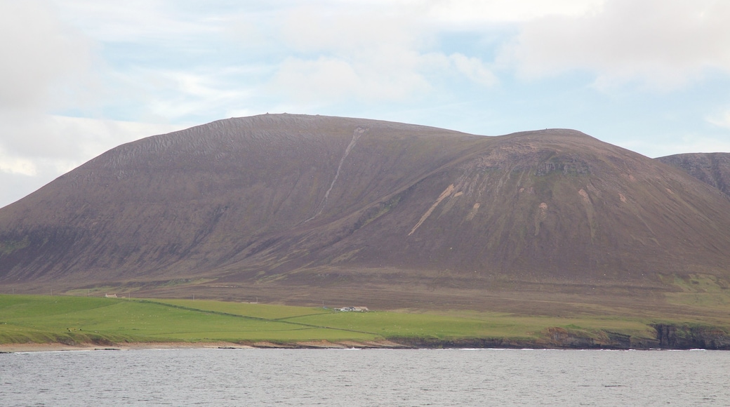 Ward Hill showing general coastal views, tranquil scenes and mountains