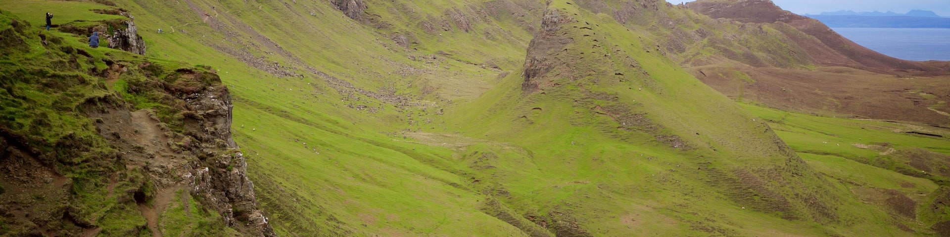 Quiraing featuring mountains and tranquil scenes