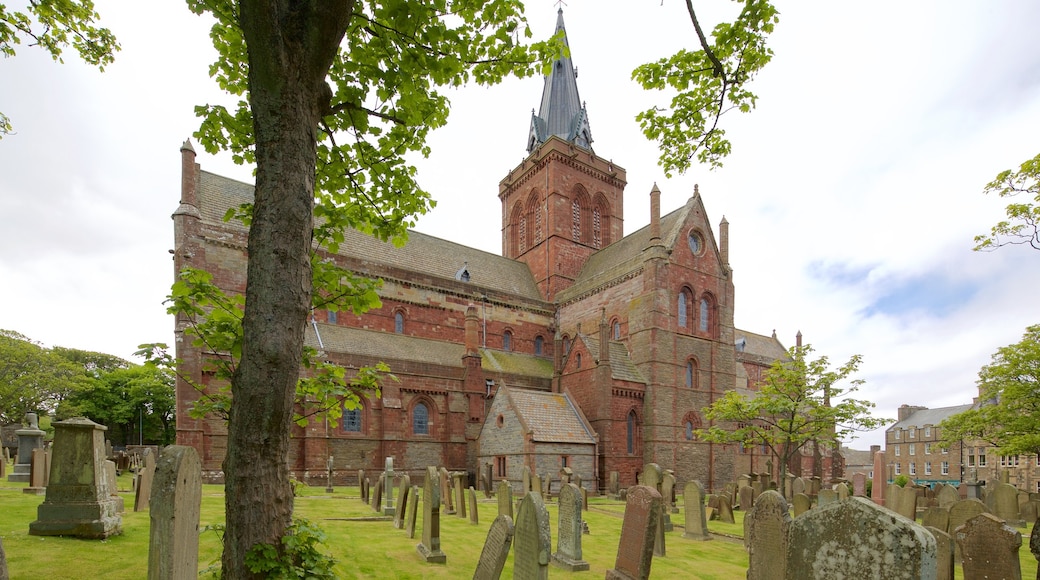 Kathedraal van St. Magnus bevat een begraafplaats, historisch erfgoed en historische architectuur