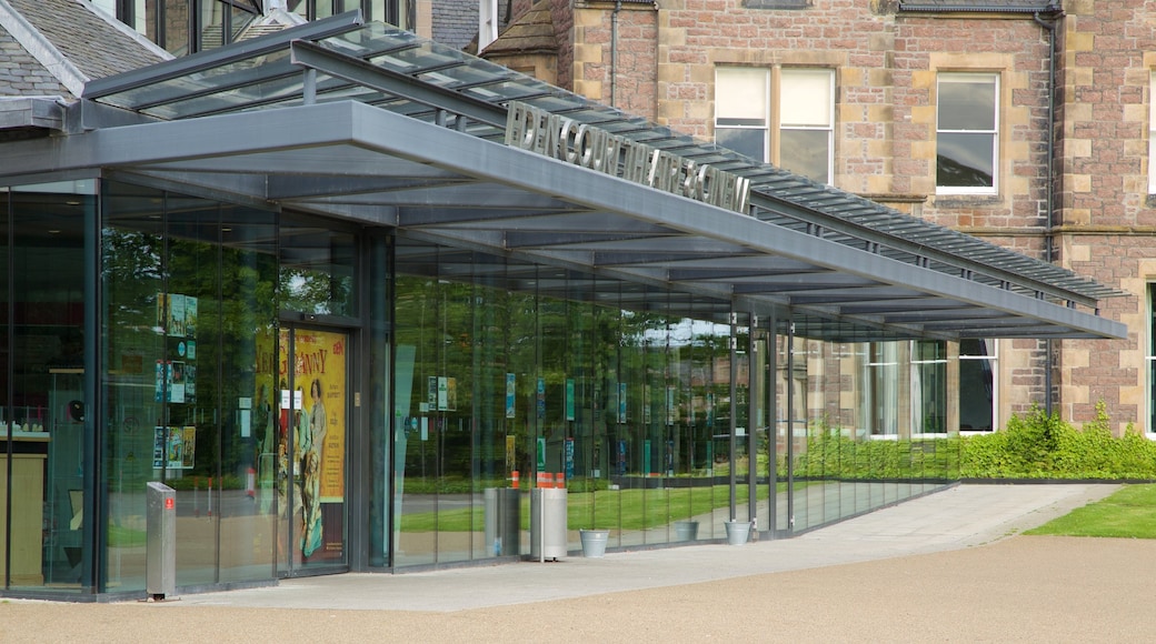 Eden Court Theatre showing theatre scenes and modern architecture