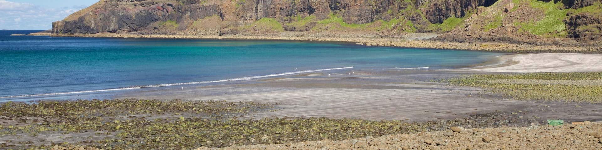 Isle of Skye featuring a beach, a pebble beach and general coastal views