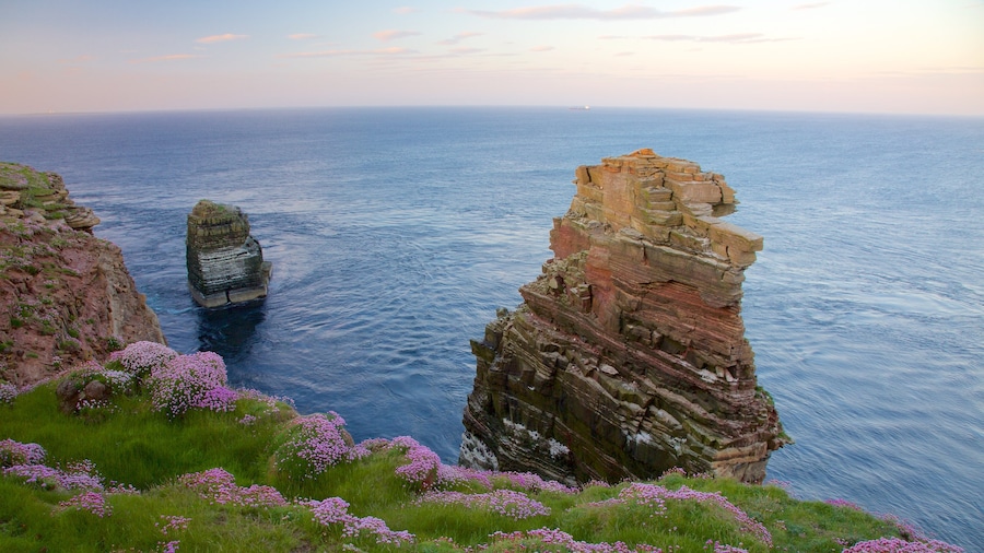 Duncansby Head featuring rocky coastline