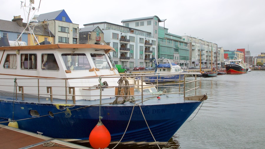 Galway Harbour which includes a river or creek, a marina and boating