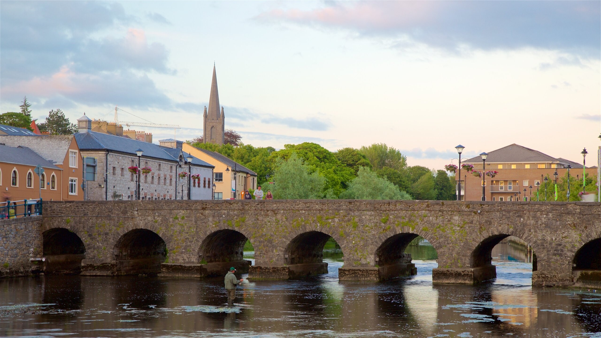 Sligo mostrando elementos del patrimonio, patrimonio de arquitectura y un puente