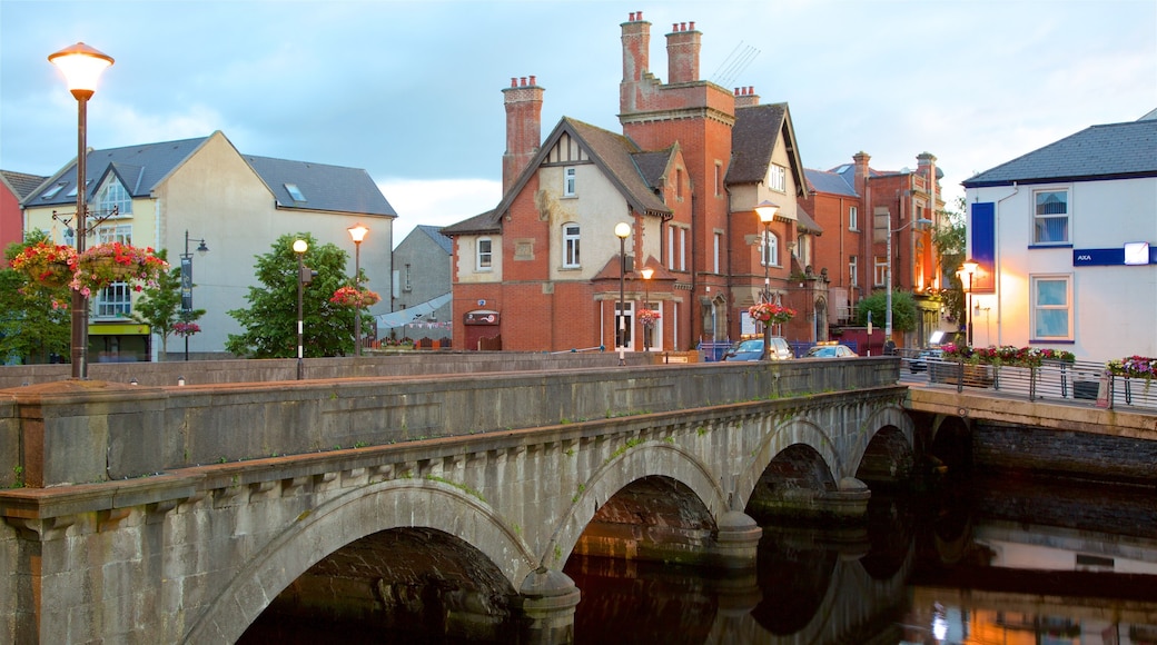 Sligo featuring a city, a bridge and heritage architecture