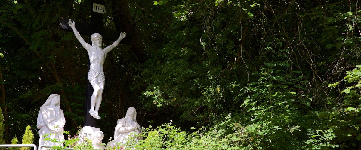 Tobernalt Holy Well which includes a park and a statue or sculpture