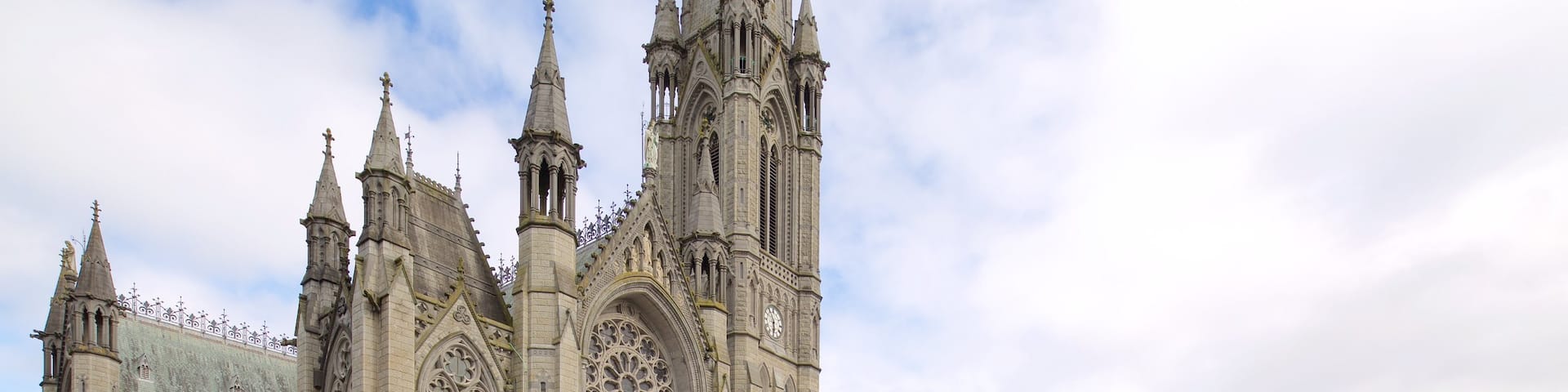 St. Colman\'s Cathedral showing heritage architecture, religious aspects and a church or cathedral