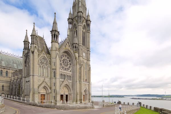 St. Colman\'s Cathedral som omfatter religiøse elementer, en kirke eller en katedral og kulturarvsgenstande