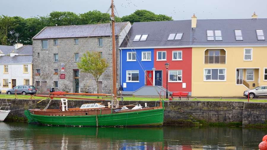 Kinvara featuring boating, sailing and a river or creek
