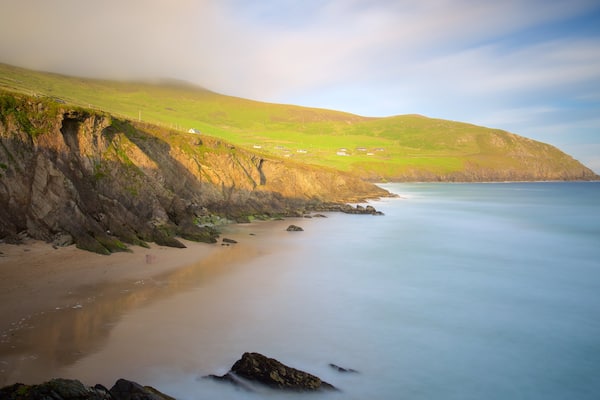 Dunmore Head featuring general coastal views, rocky coastline and tranquil scenes