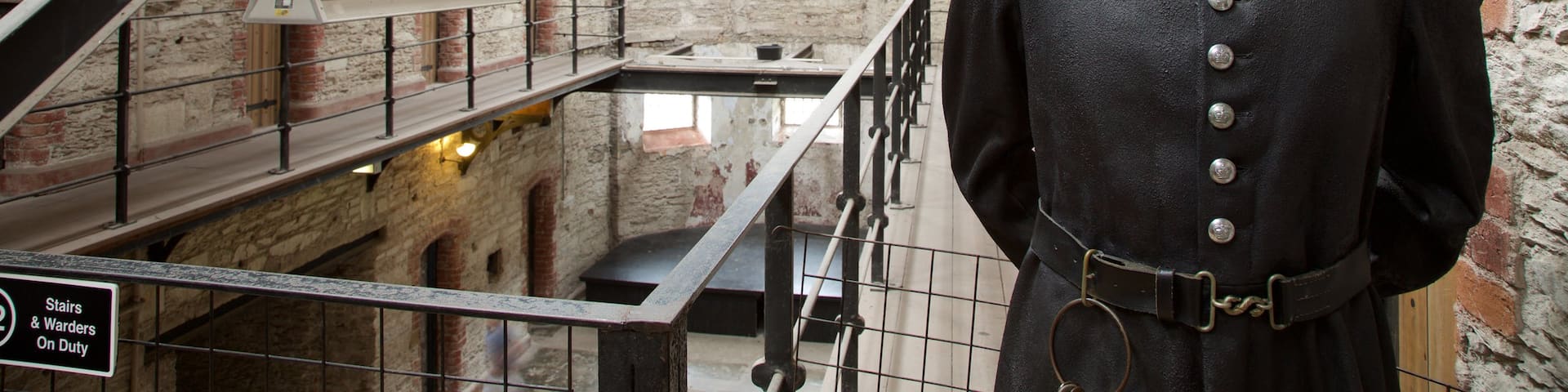 Cork City Gaol which includes interior views, heritage elements and heritage architecture