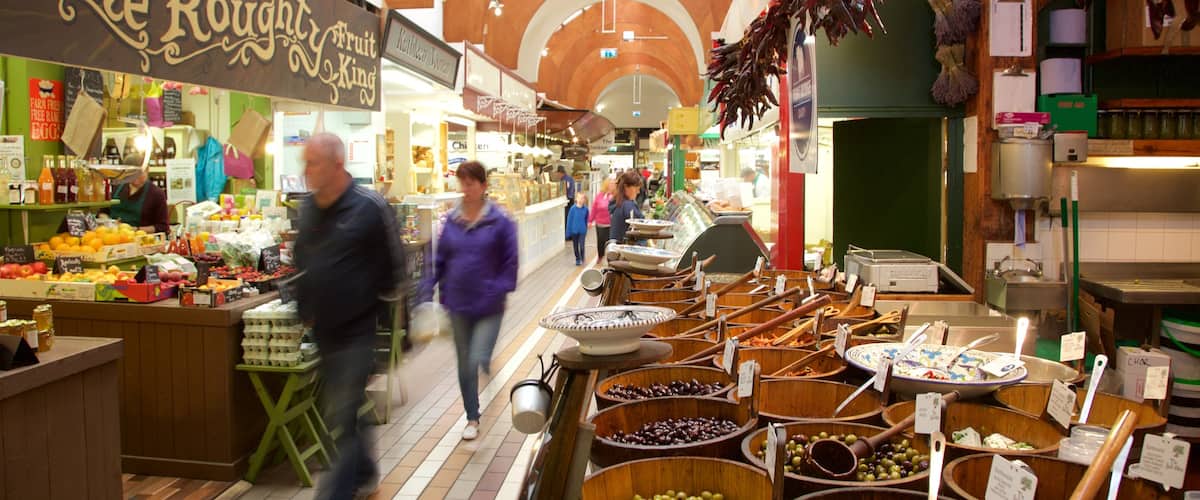 English Market showing markets, food and interior views