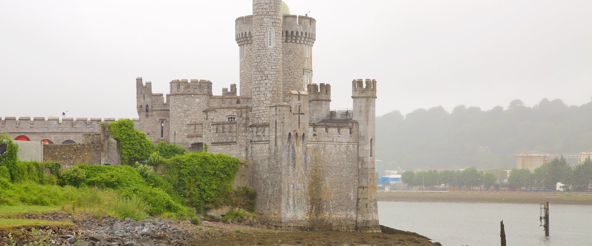 Blackrock Castle which includes heritage elements, a river or creek and château or palace