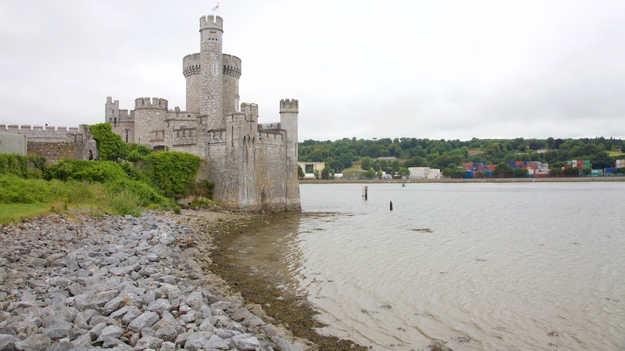 Blackrock Castle featuring heritage elements, a river or creek and heritage architecture