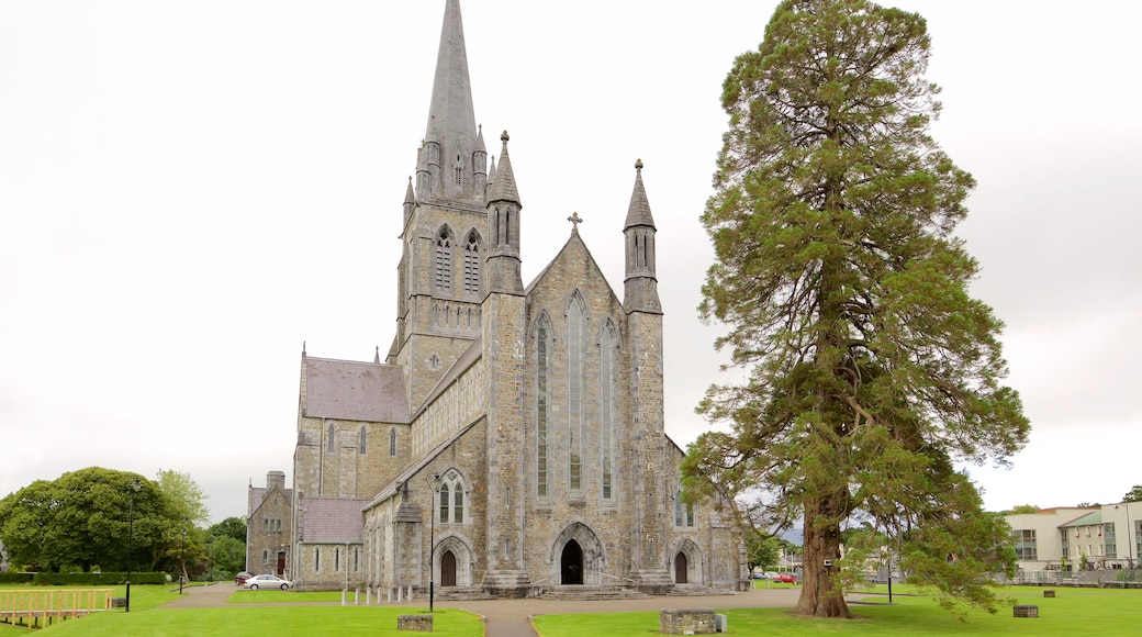 Catedral de Killarney ofreciendo una iglesia o catedral, patrimonio de arquitectura y elementos del patrimonio