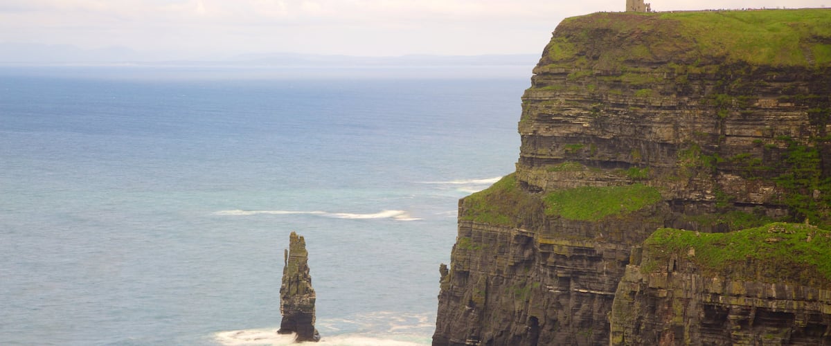 Cliffs of Moher showing rocky coastline, general coastal views and tranquil scenes