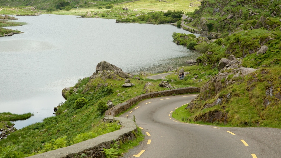 Gap of Dunloe which includes tranquil scenes and a lake or waterhole