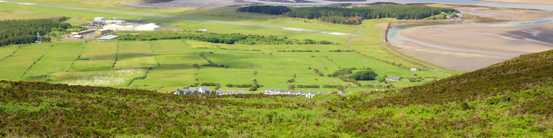 Knocknarea featuring tranquil scenes, landscape views and general coastal views