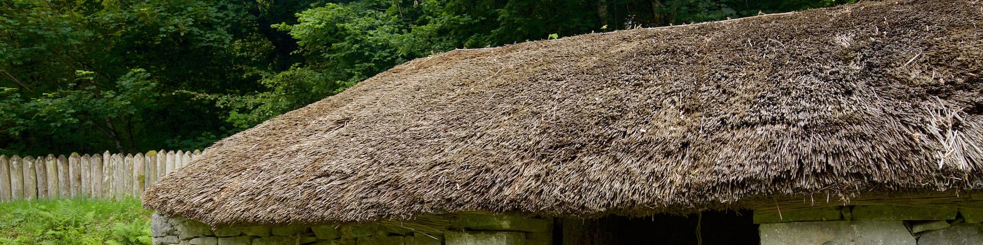 Craggaunowen showing a house, a small town or village and heritage elements