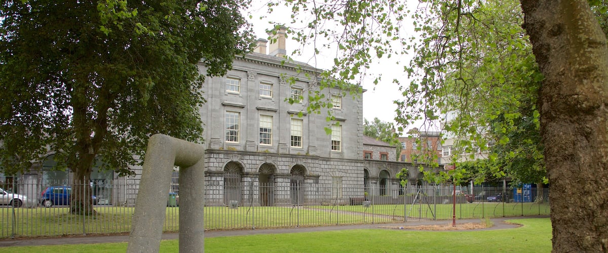 Hunt Museum showing a statue or sculpture, art and heritage elements