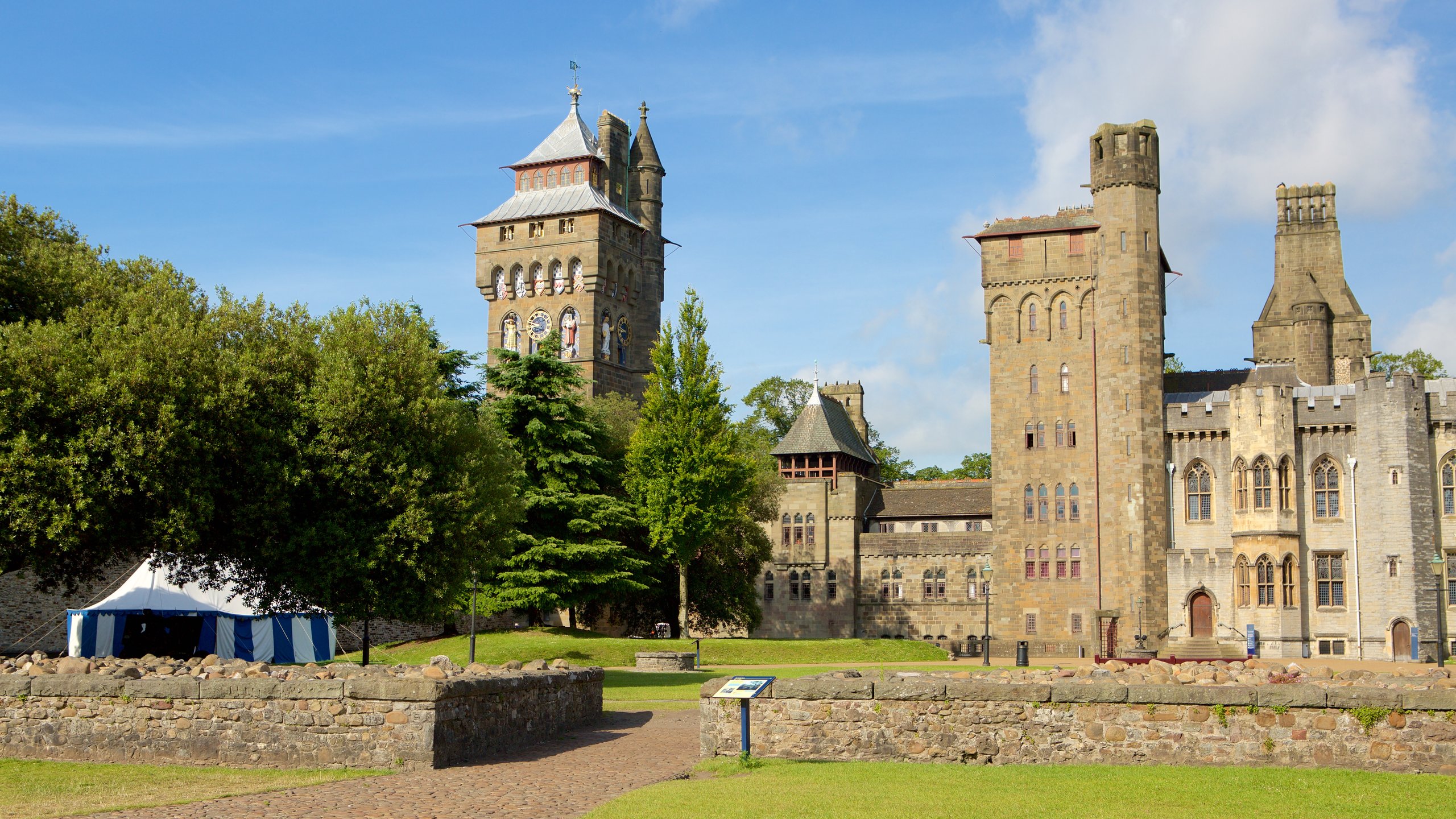 Cardiff Castle in the City Centre