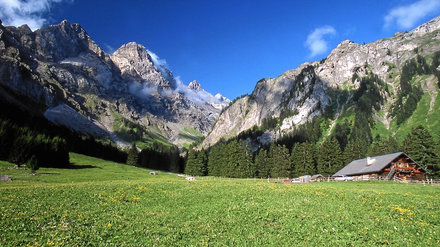 Villars mostrando montagna