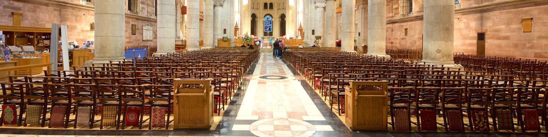 St. Anne\'s Cathedral which includes religious elements, a church or cathedral and heritage architecture