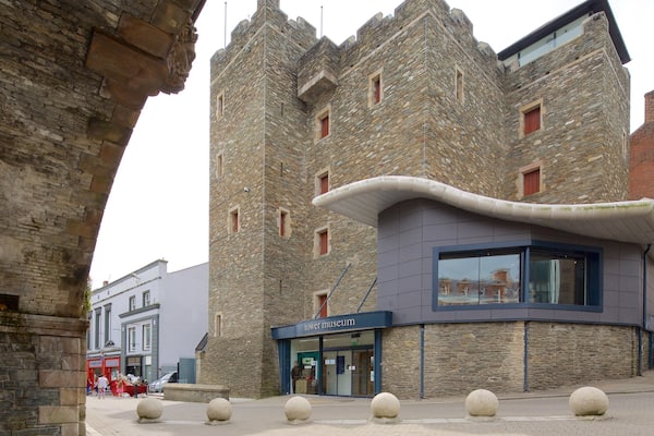 Tower Museum mettant en vedette patrimoine historique, architecture moderne et patrimoine architectural