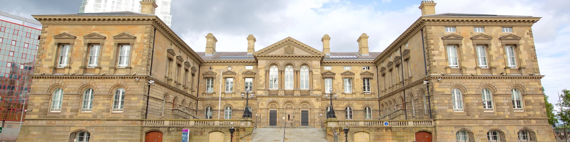 Belfast which includes heritage elements, an administrative buidling and heritage architecture
