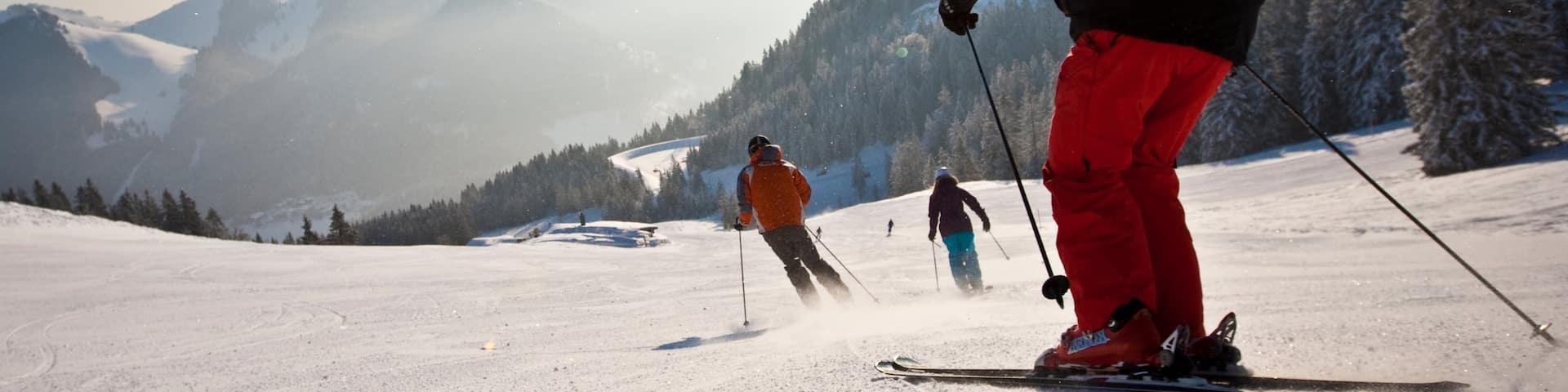 Spitzingsee showing mountains, snow skiing and snow