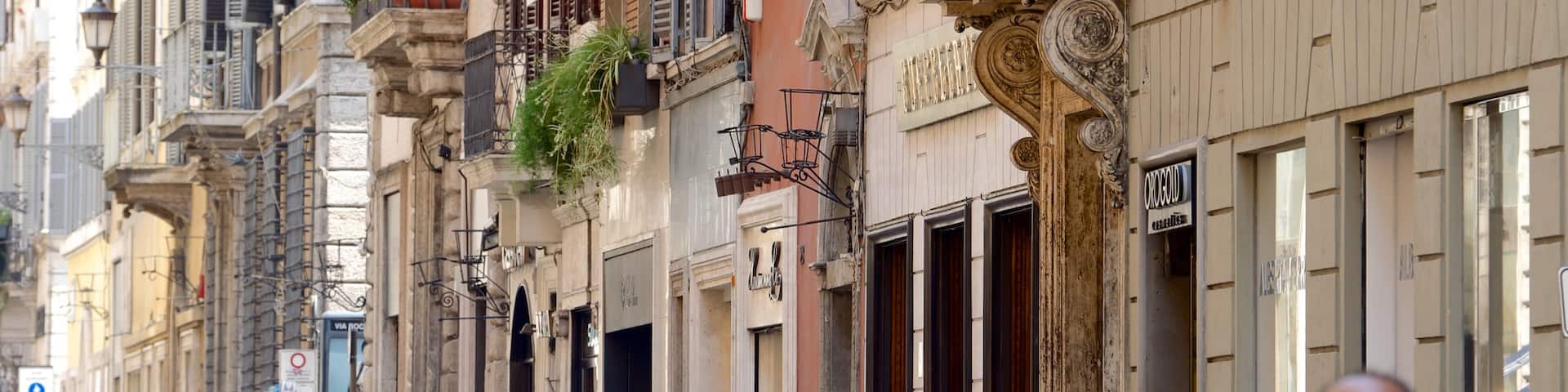 Via Condotti montrant ville et scènes de rue