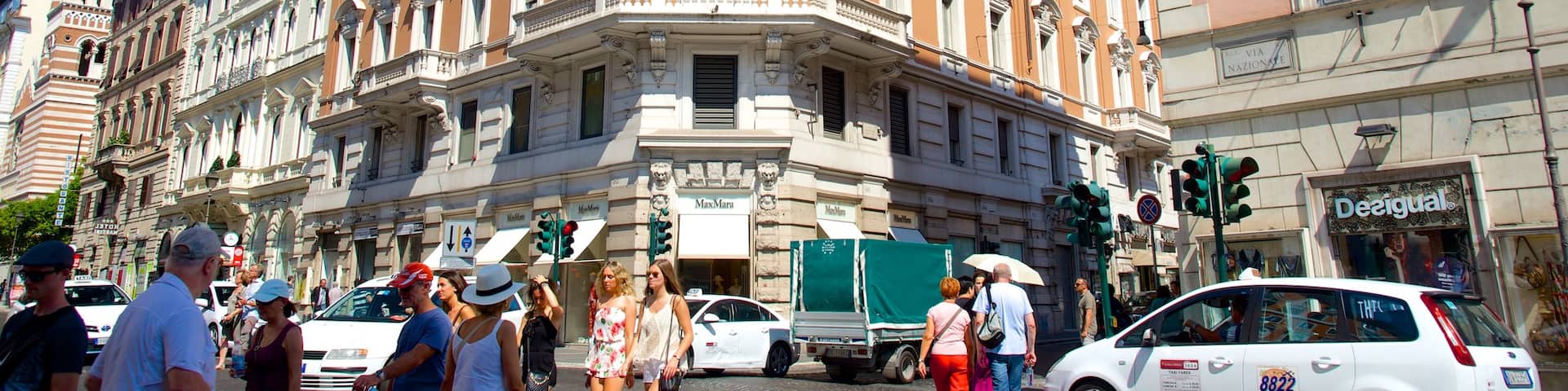 Via Nazionale which includes street scenes and a city as well as a small group of people