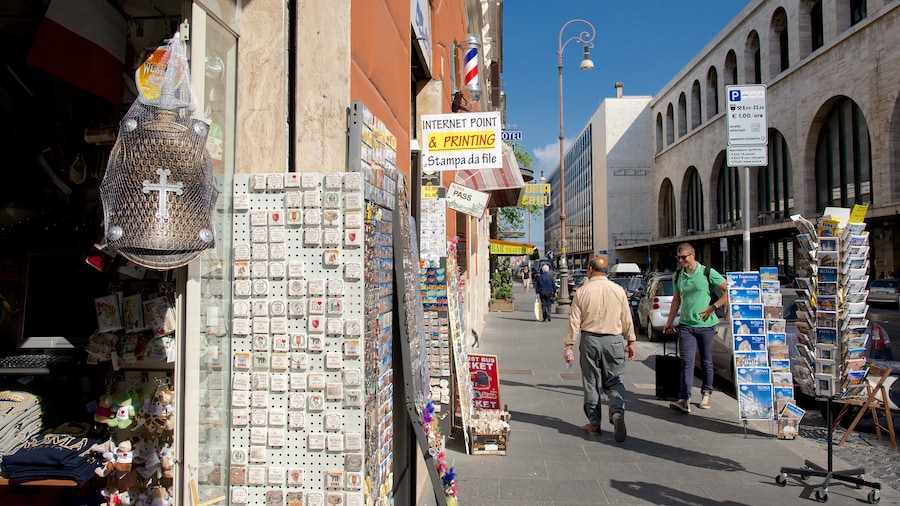 Via Marsala which includes markets, a city and street scenes