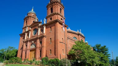 Basilica of Saint Lawrence which includes religious elements, a church or cathedral and heritage elements