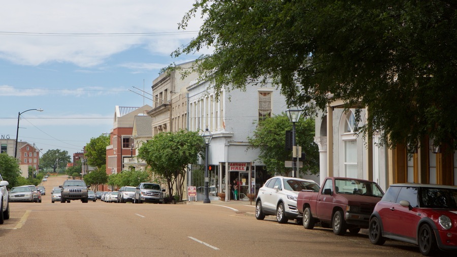 Natchez featuring street scenes