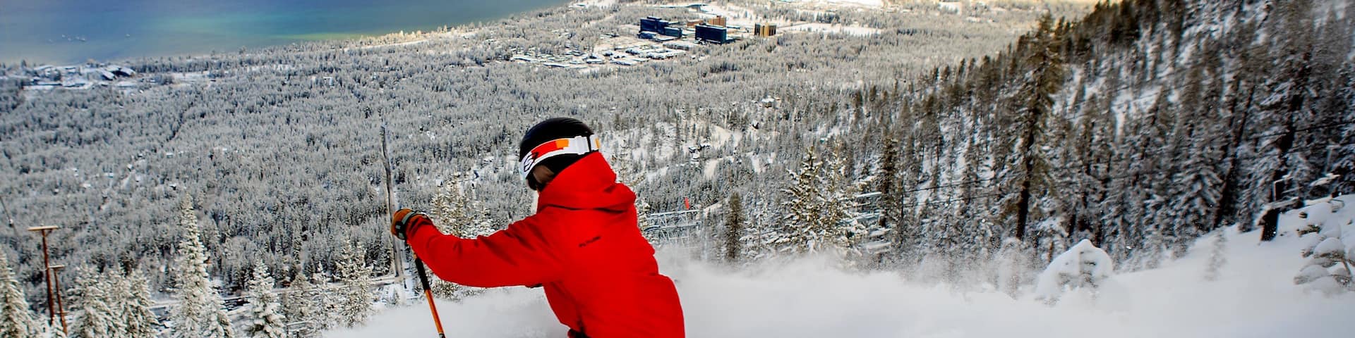 Heavenly Ski Resort featuring a lake or waterhole, snow skiing and landscape views
