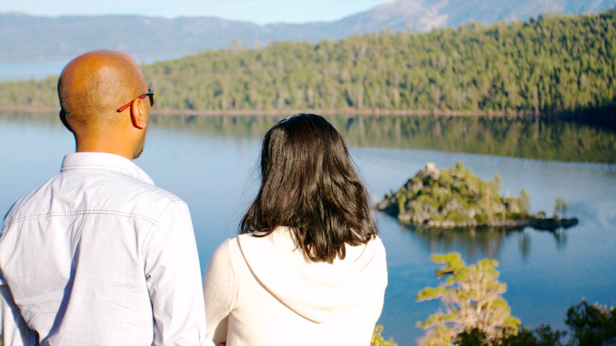 South Lake Tahoe featuring a lake or waterhole as well as a couple