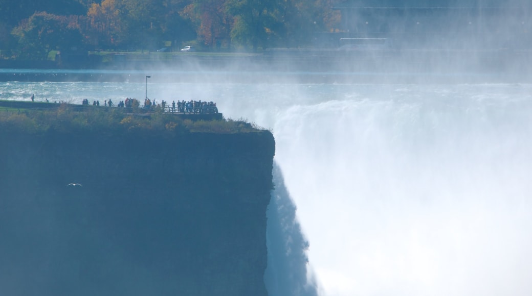 Bridal Veil Falls featuring a river or creek, a waterfall and views