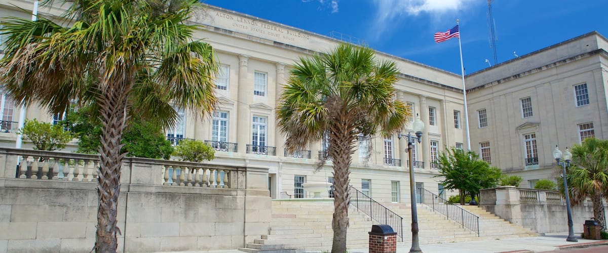 Wilmington inclusief een overheidsgebouw