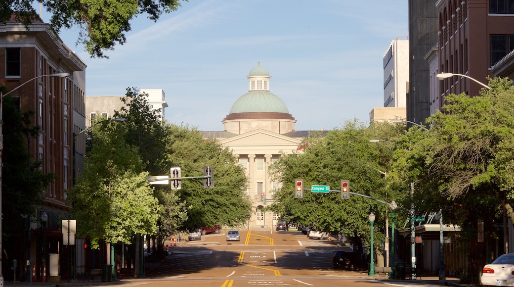 Jackson which includes street scenes, an administrative building and a city
