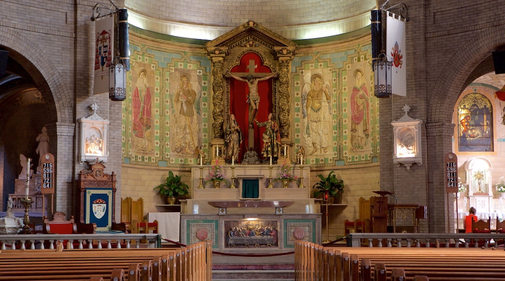 Basilica of Saint Lawrence showing heritage architecture, religious aspects and interior views