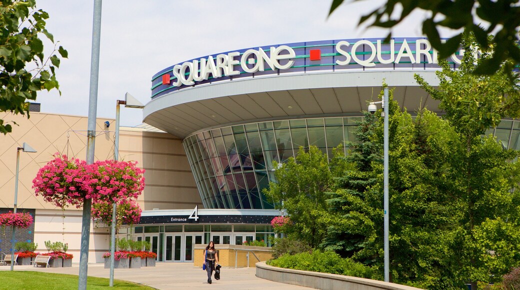 Mississauga montrant fleurs aussi bien que femme